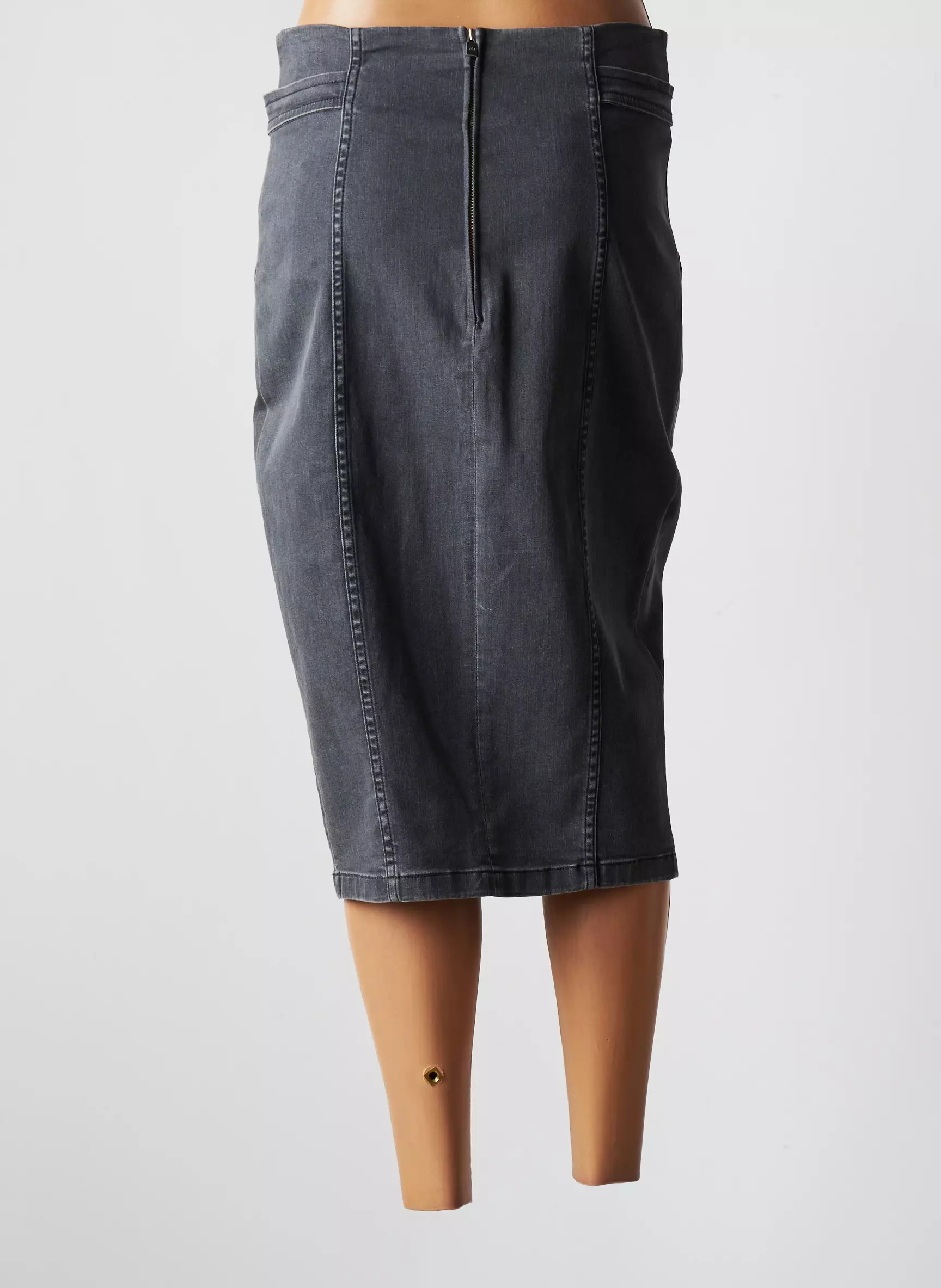 Caroline Biss Jupes Mi Longues Femme couleur gris