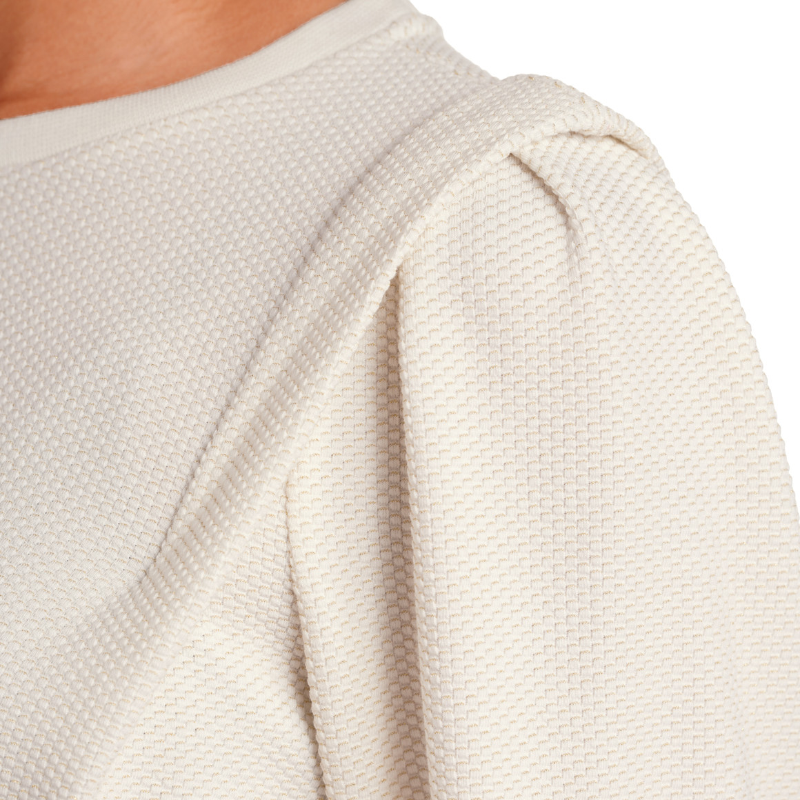 Damen Sweatshirt mit Effektgarn