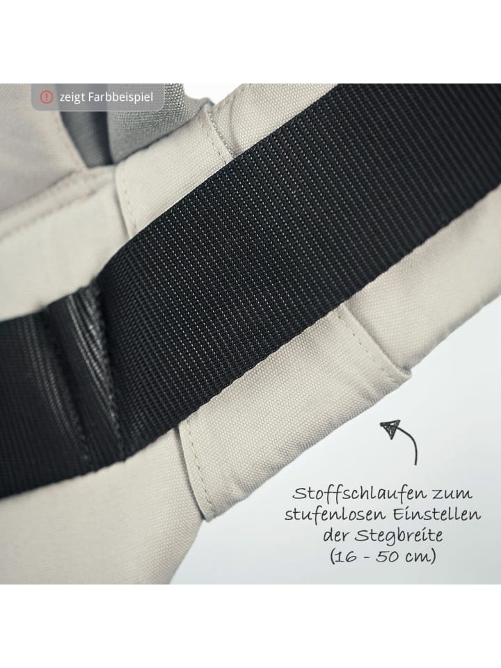 manduca Babytrage XT Cotton - Denimpowder Toffee in beige günstig kaufen onesize