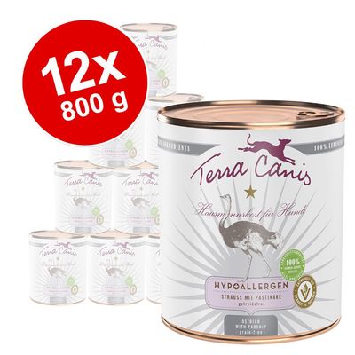 Sparpaket Terra Canis Hypoallergen 12 x 800 g