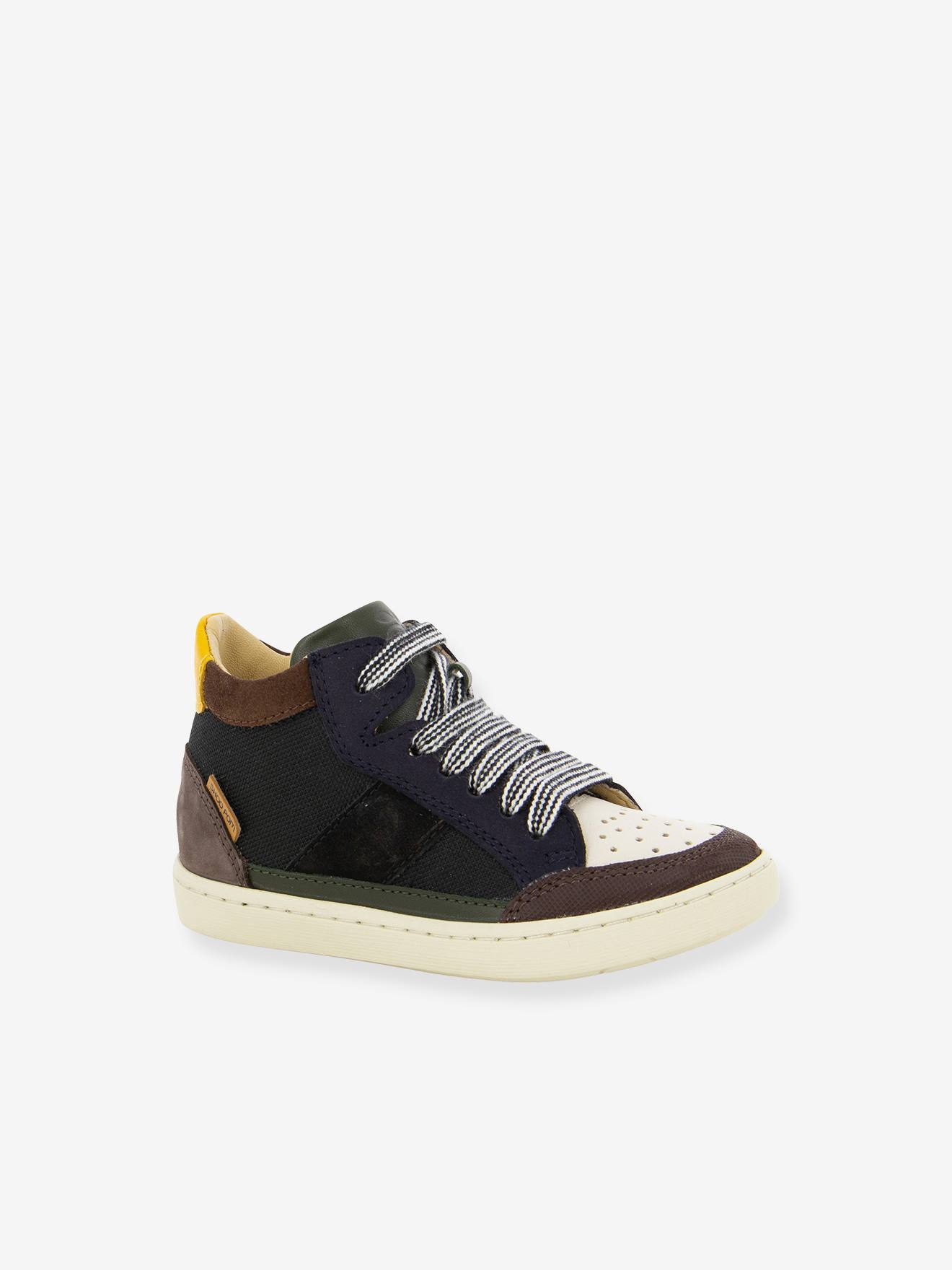 Bottines enfant Play Nock Nubuck SHOO POM® noir