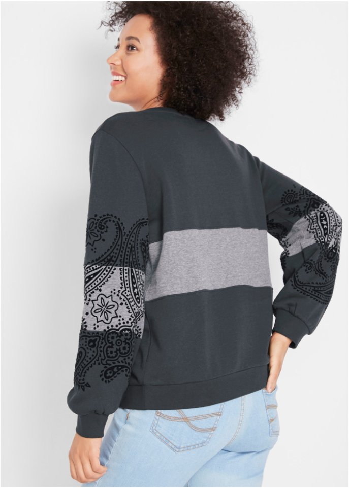 Sweatshirt bedruckt, Langarm
