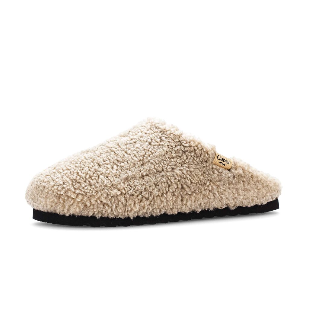 Gabor fashion Plüschhausschuh beige
