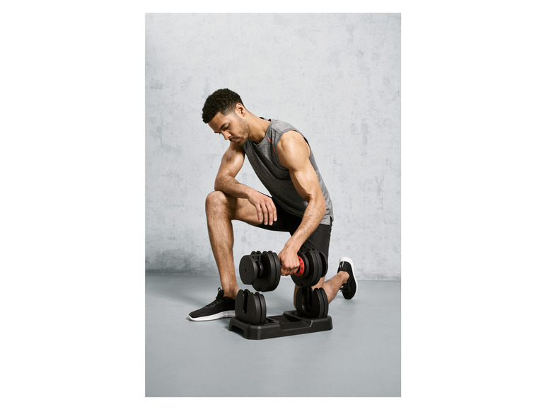 CRIVIT Kurzhantel verstellbar bis 25 kg
