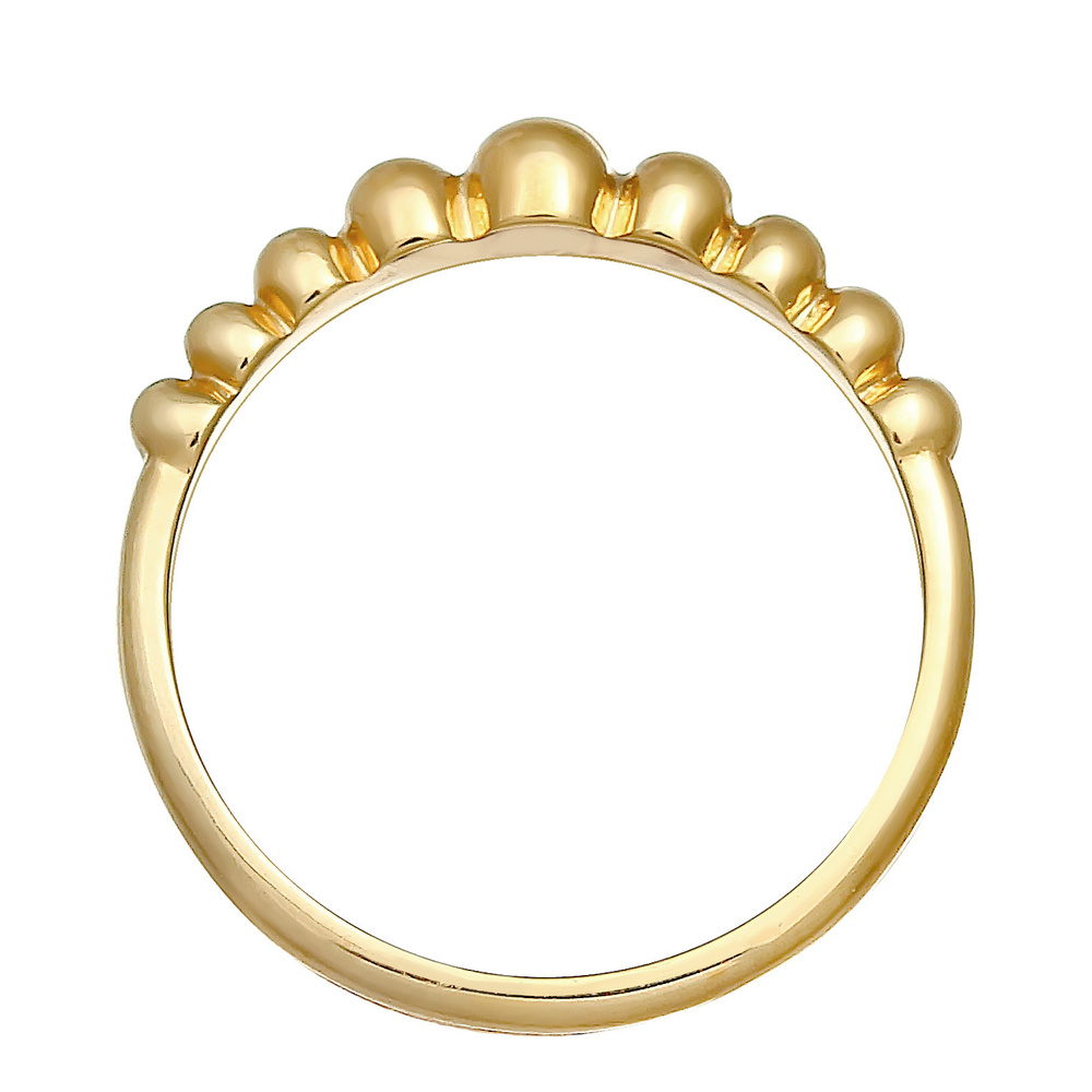 Elli Elli Bague Bague à empiler pour dames Boule à pois Optique Blogger Trend en argen Bague