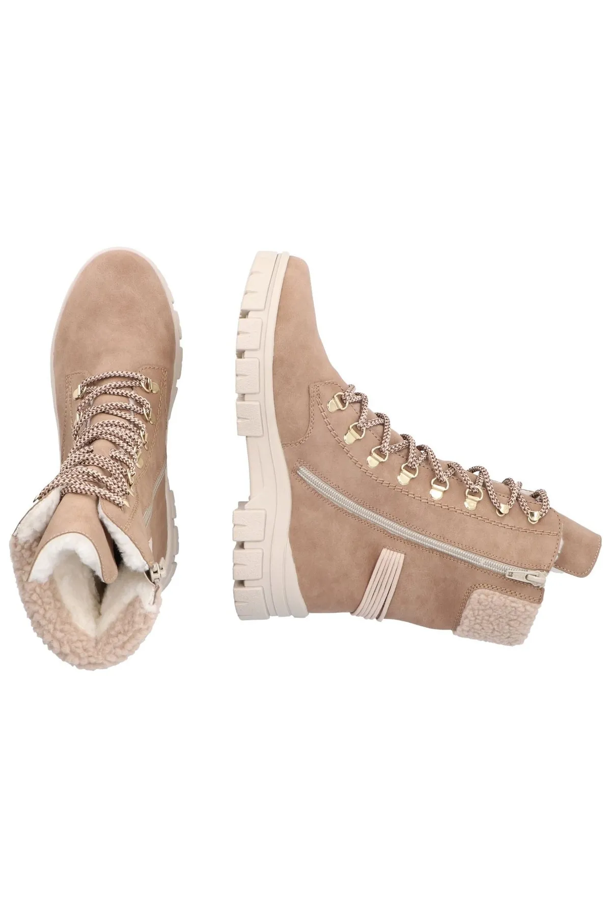 Rieker  Stiefelette - Braun - Blockabsatz