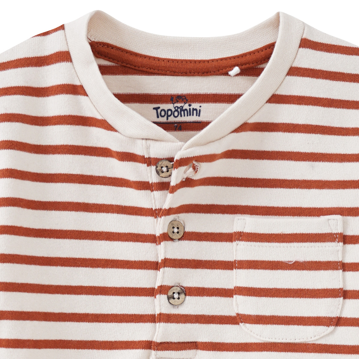 Baby Langarmshirt geringelt