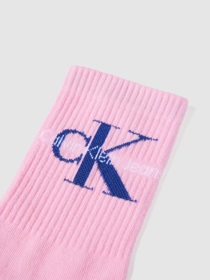 Socken in Ripp-Optik in pink