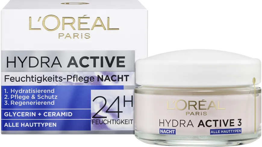 L'oréal Paris Dermo Hydra Active Nacht 50 ml