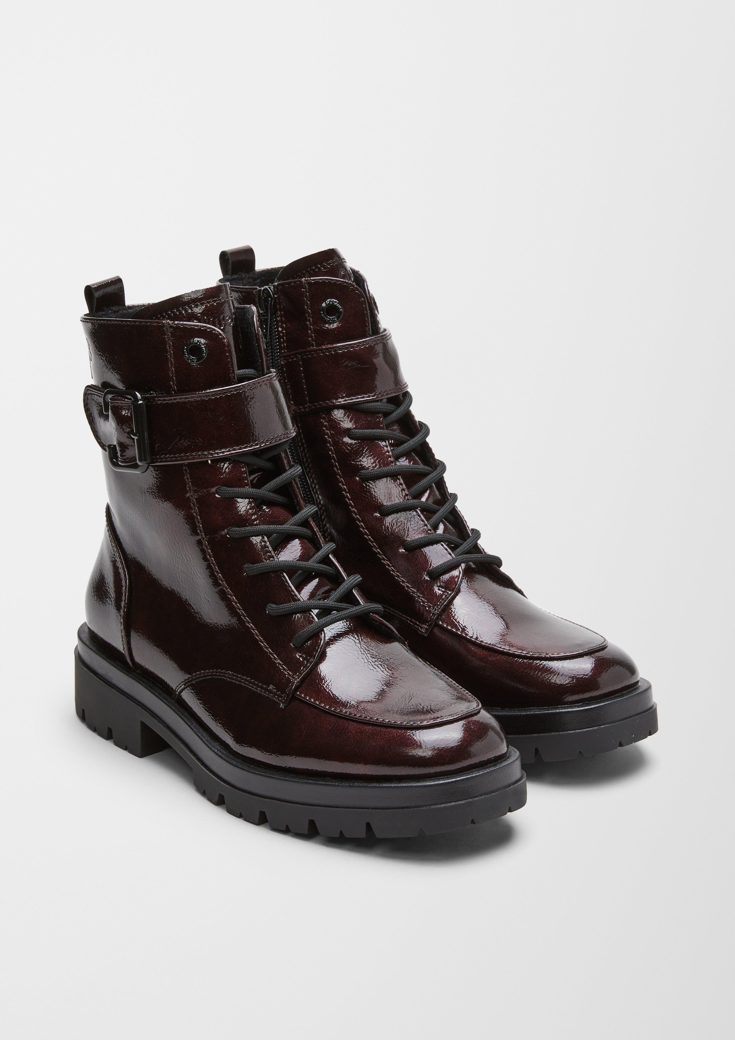 Stiefel in Lackleder-Optik  6006563-574