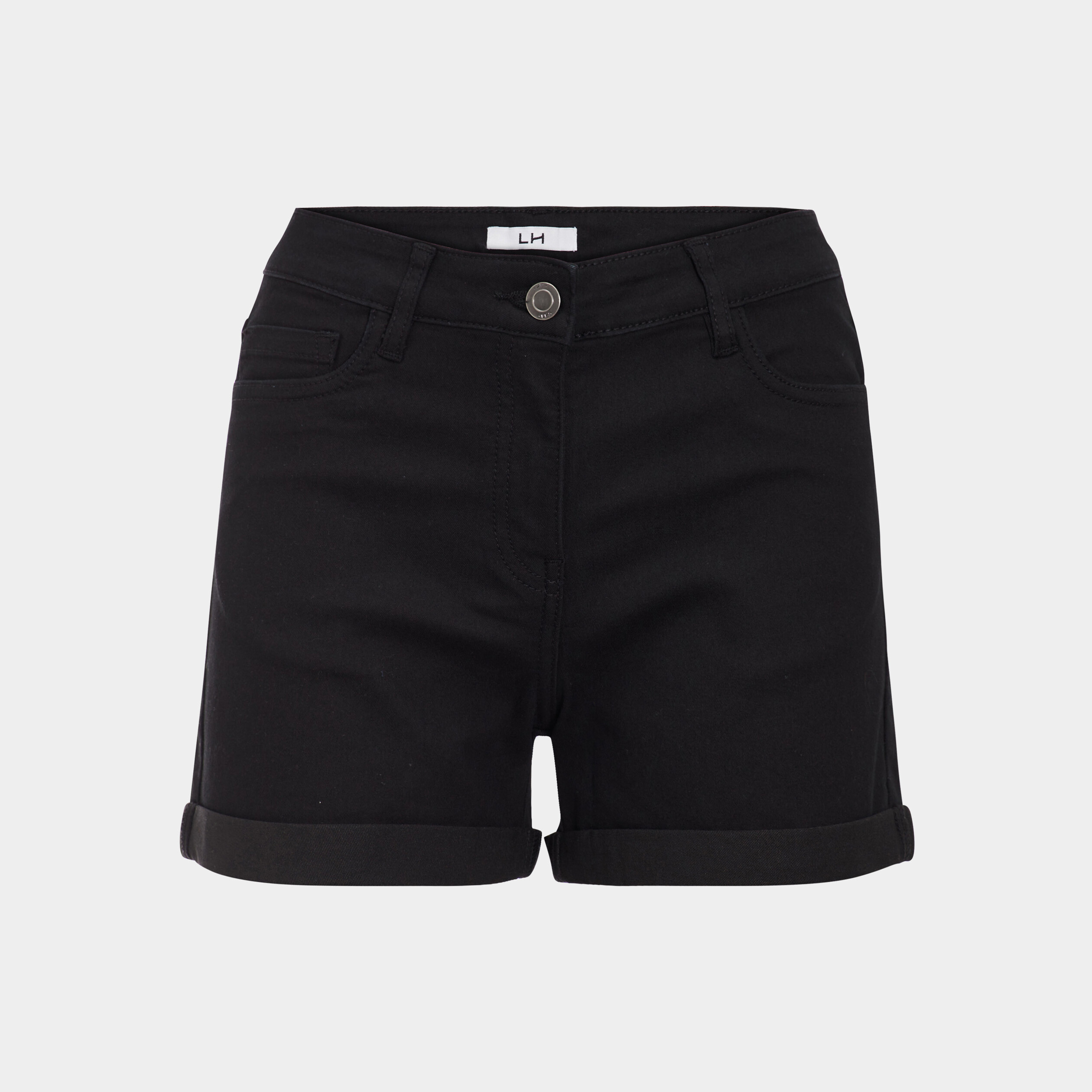 Short skinny 5 poches noir femme | La Halle