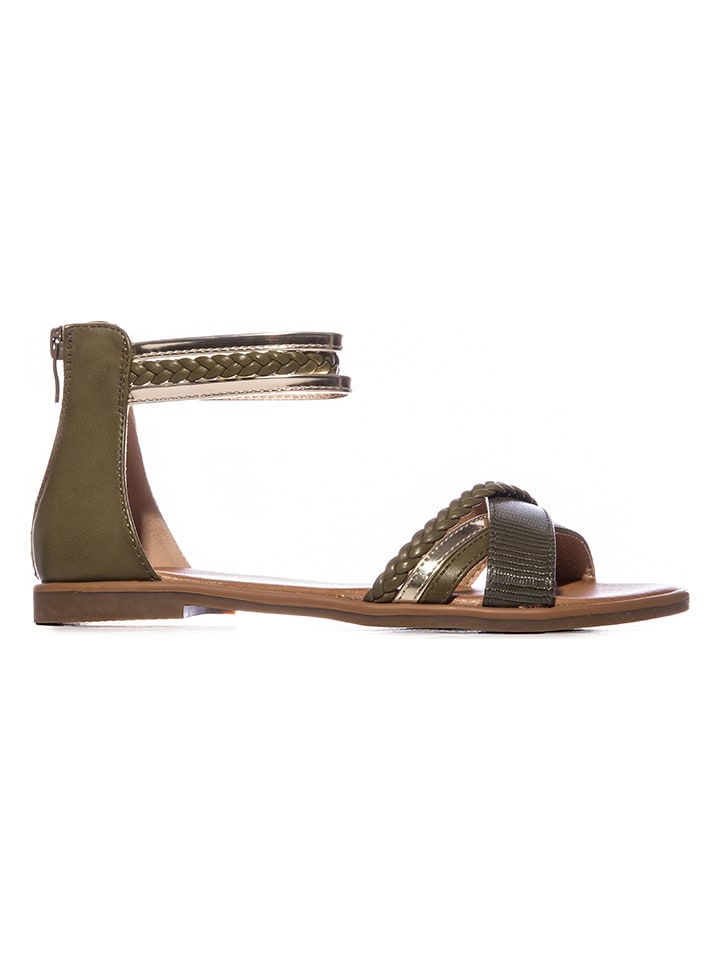 Foreverfolie Sandalen in Khaki günstig kaufen