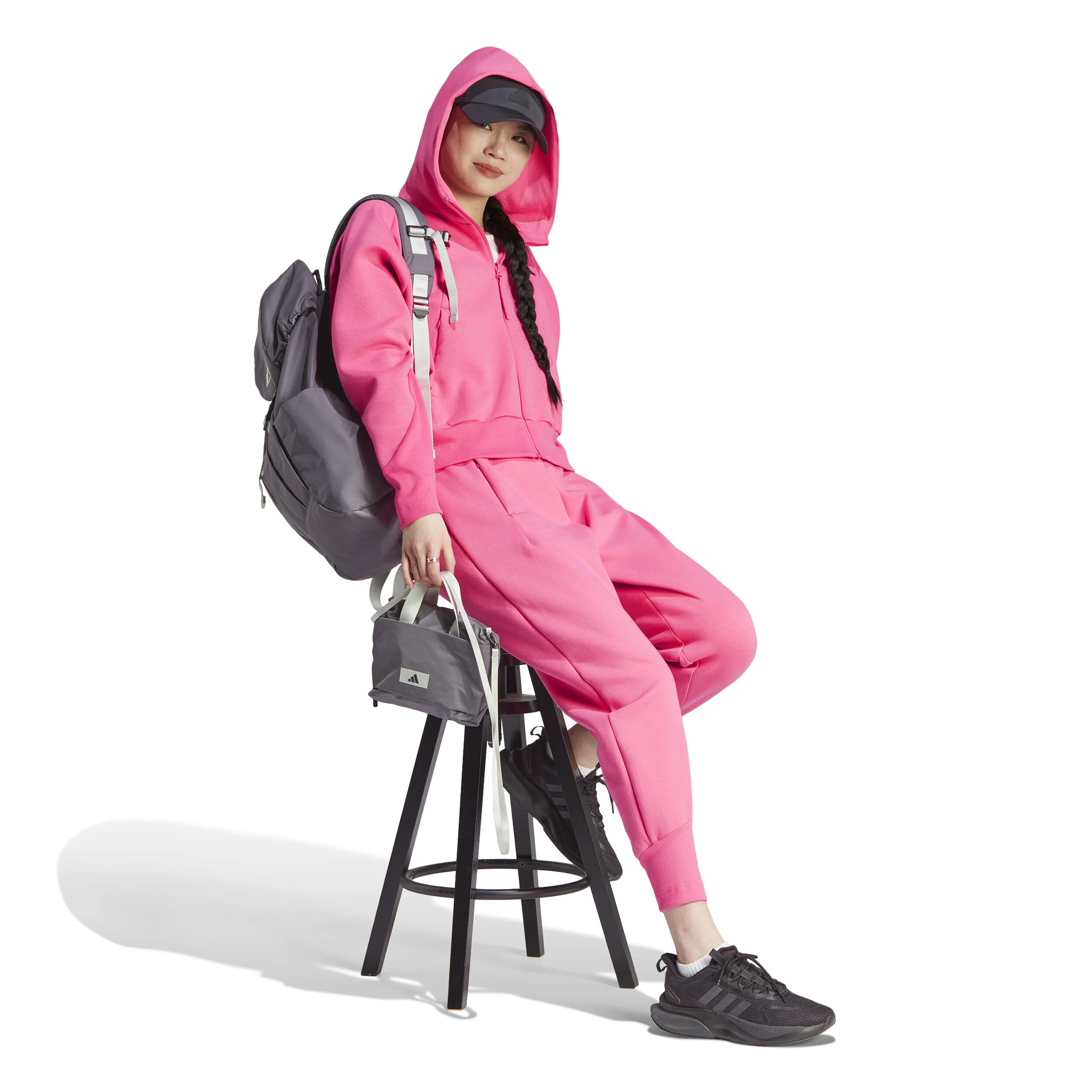 Z.N.E. Sweatjacke Damen - Pink