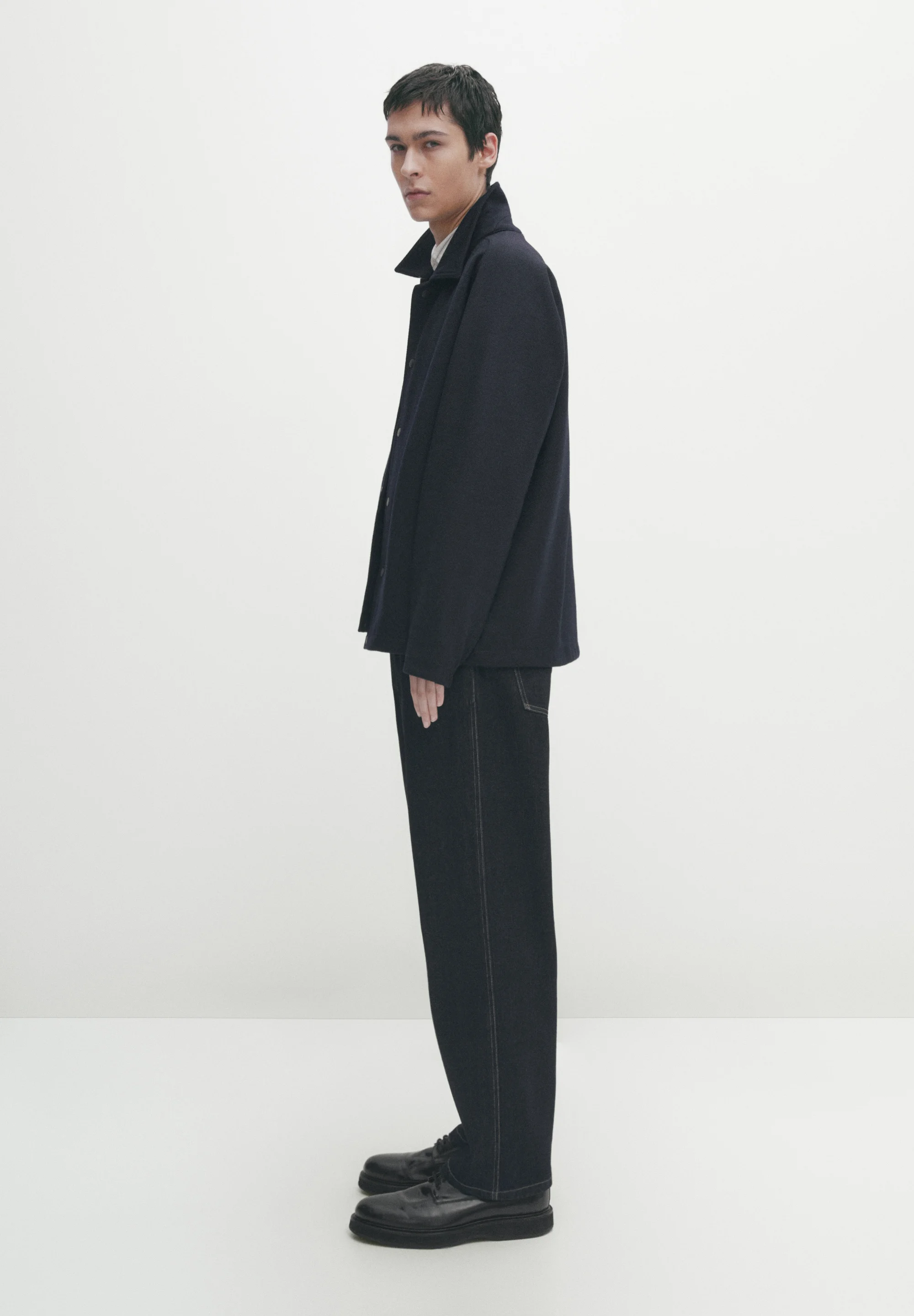 Massimo Dutti BLEND CON BOTONES A PRESIÓN - Chaqueta ligera