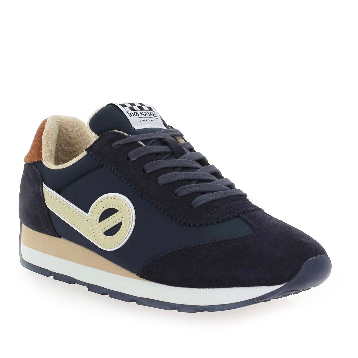 No Name  CITY RUN JOGGER SUEDE/CAMPER - marine