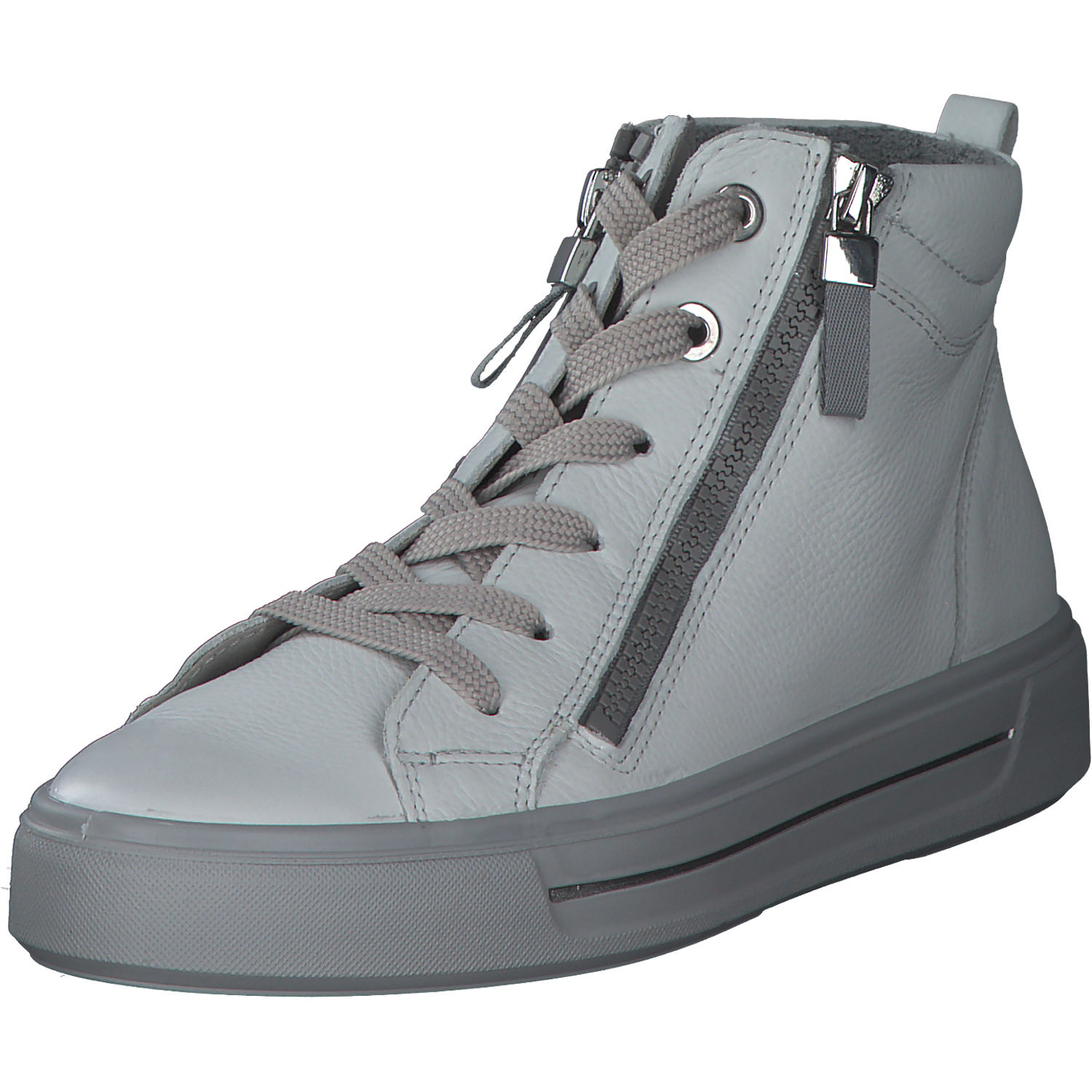 Ara Courtyard 2.0 27404, Sneakers High, Damen, Nebbia/Grau/Silber