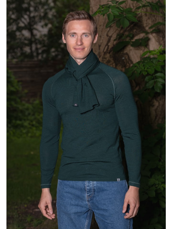 DANISH ENDURANCE Wollschal Merino in dark green günstig kaufen onesize