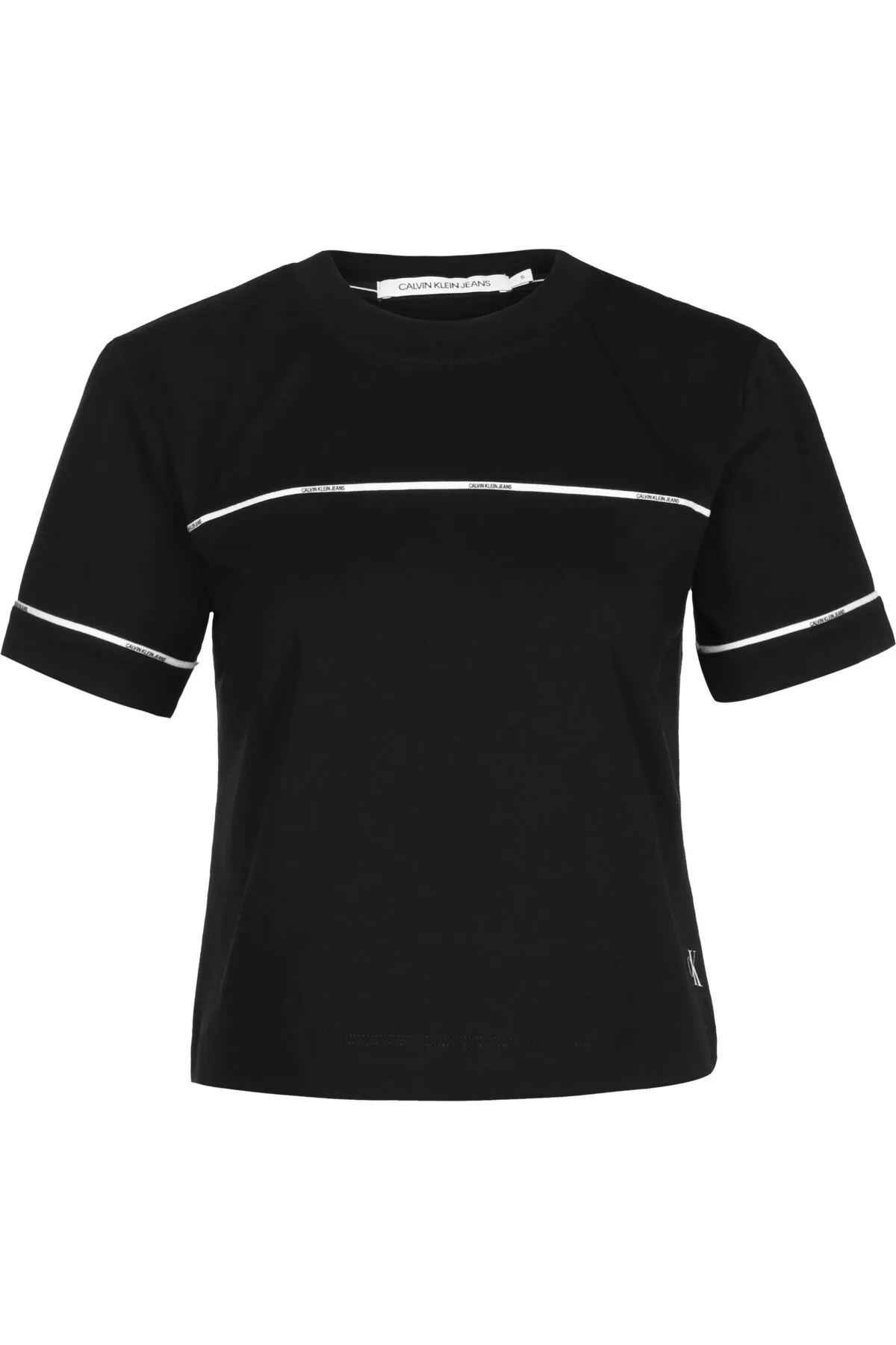 Calvin Klein  Damen Calvin Klein Jeans Modern Straight Piping T-Shirt