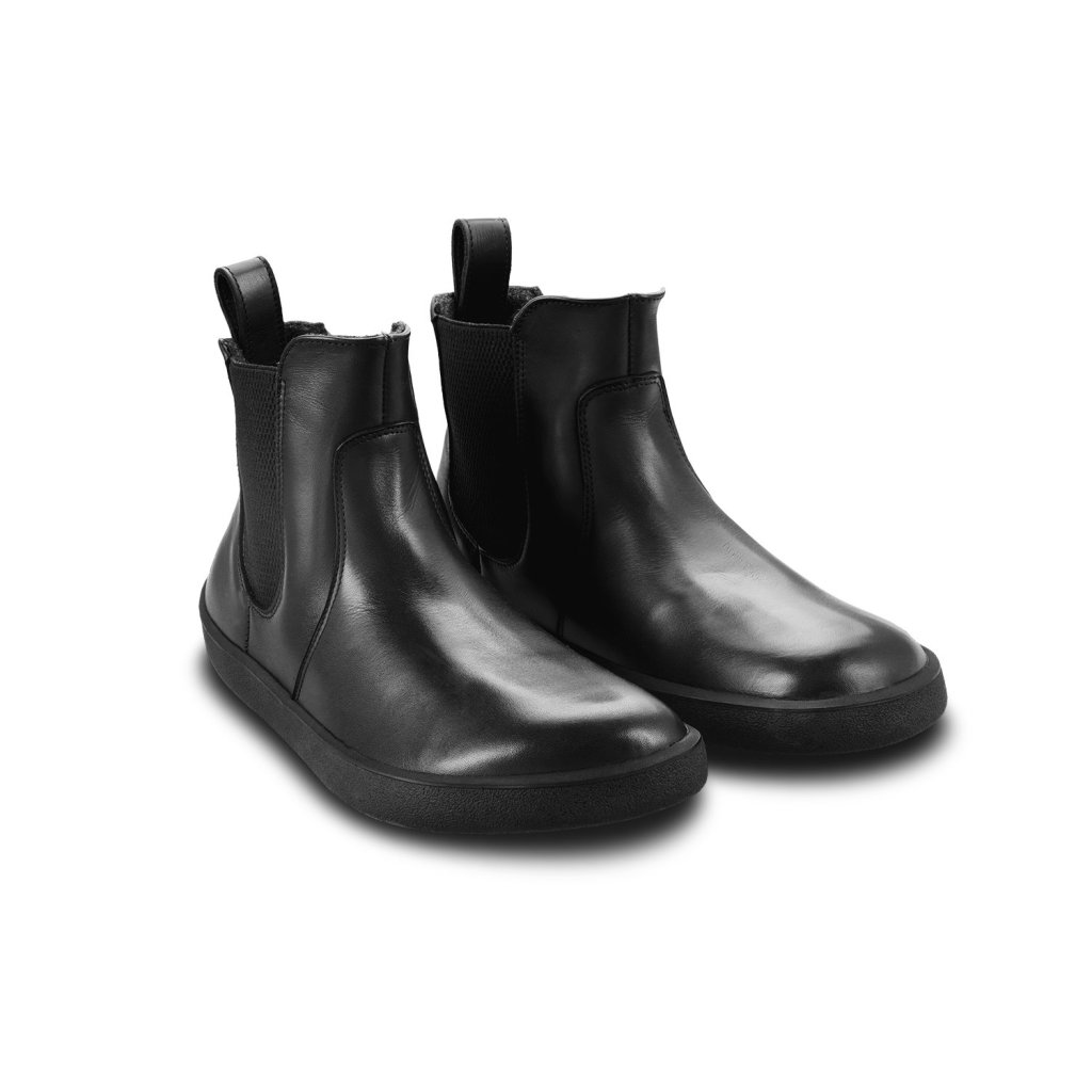 Be Lenka Entice Neo All Black  Chelsea Barfußschuhe