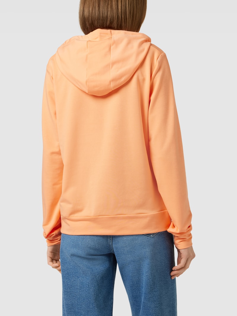 Hoodie mit Eingrifftaschen Modell 'Rival Terry' in orange