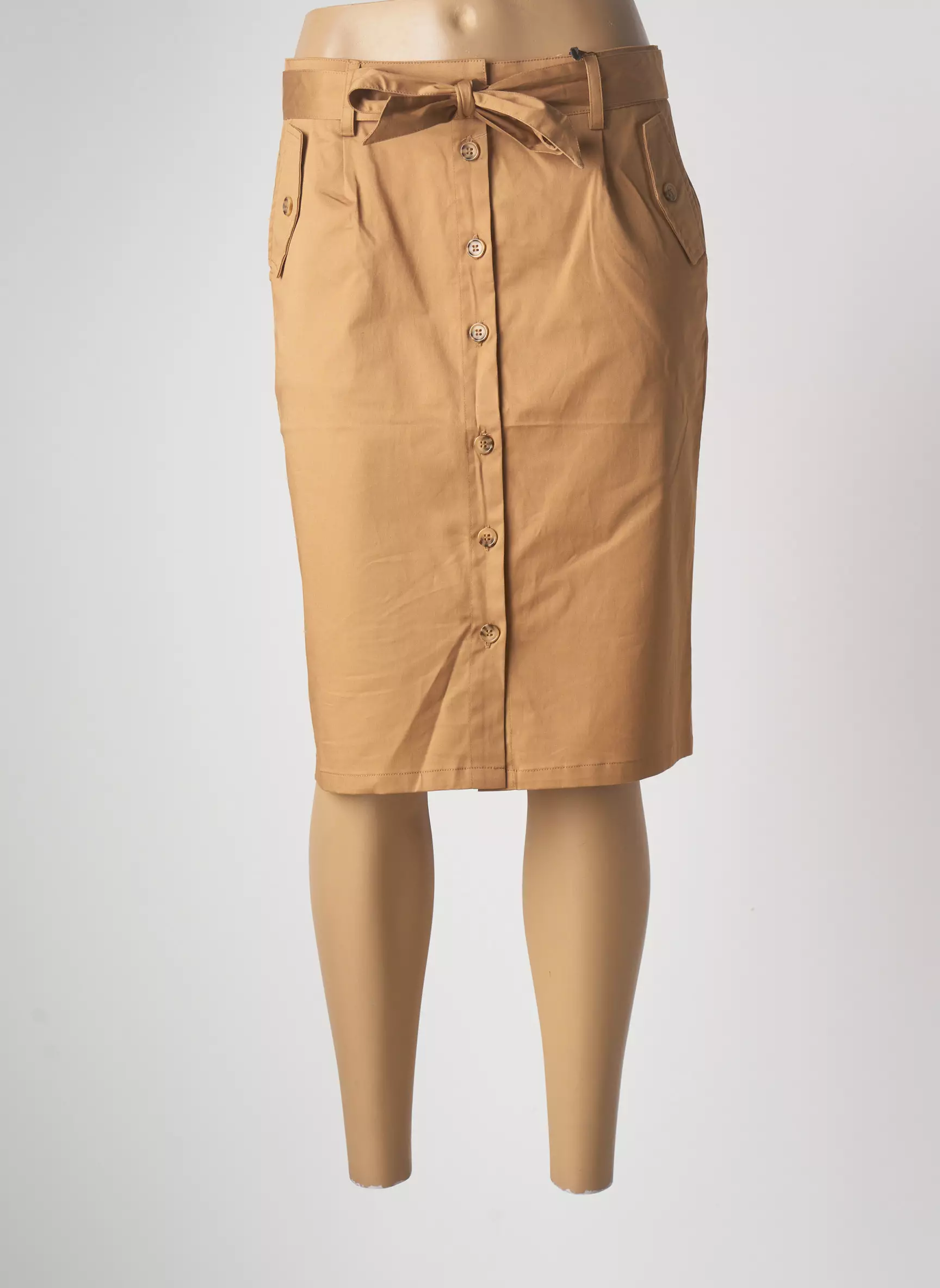 Julie Guerlande Jupes Mi Longues Femme couleur beige