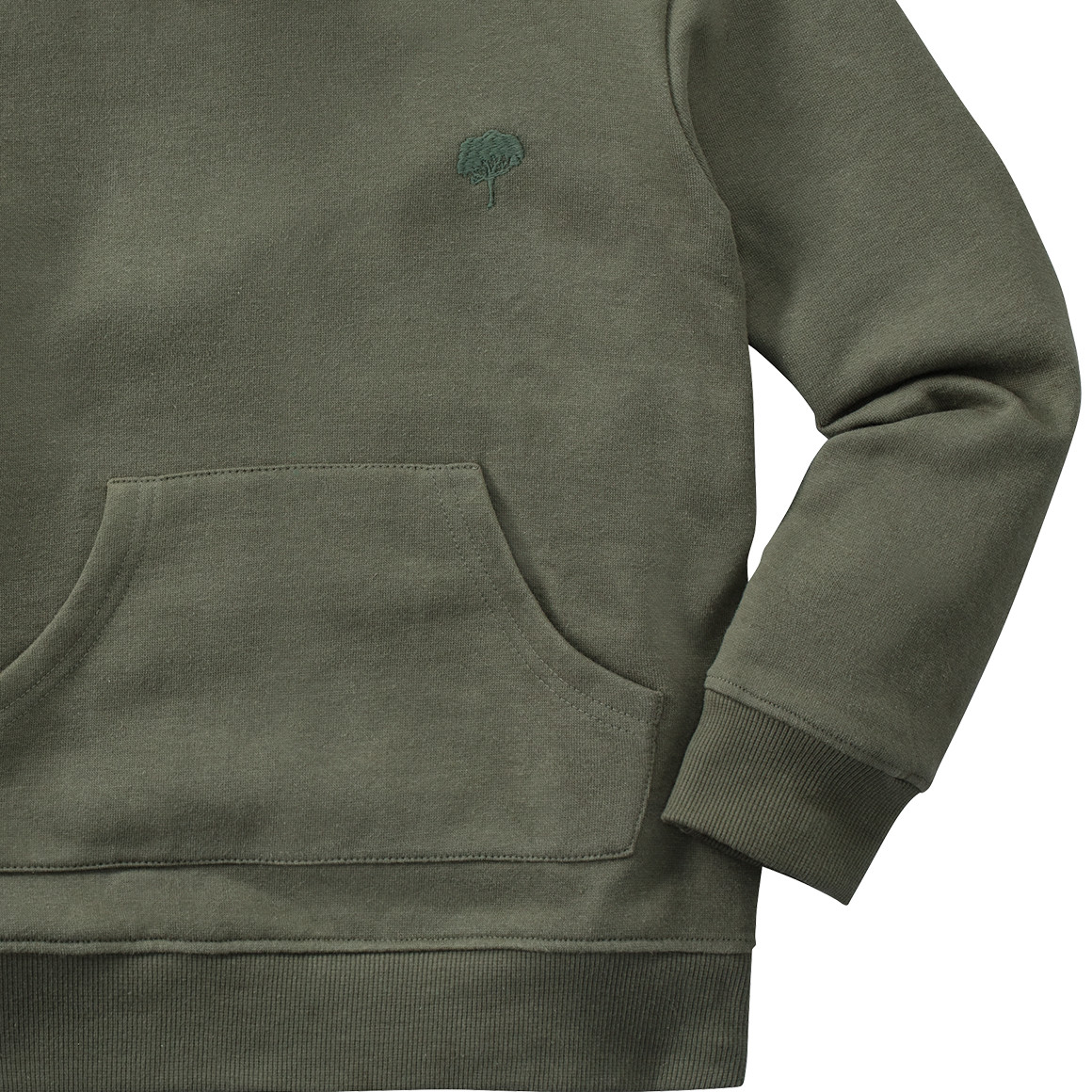 Kinder Hoodie mit kleiner Stickerei
