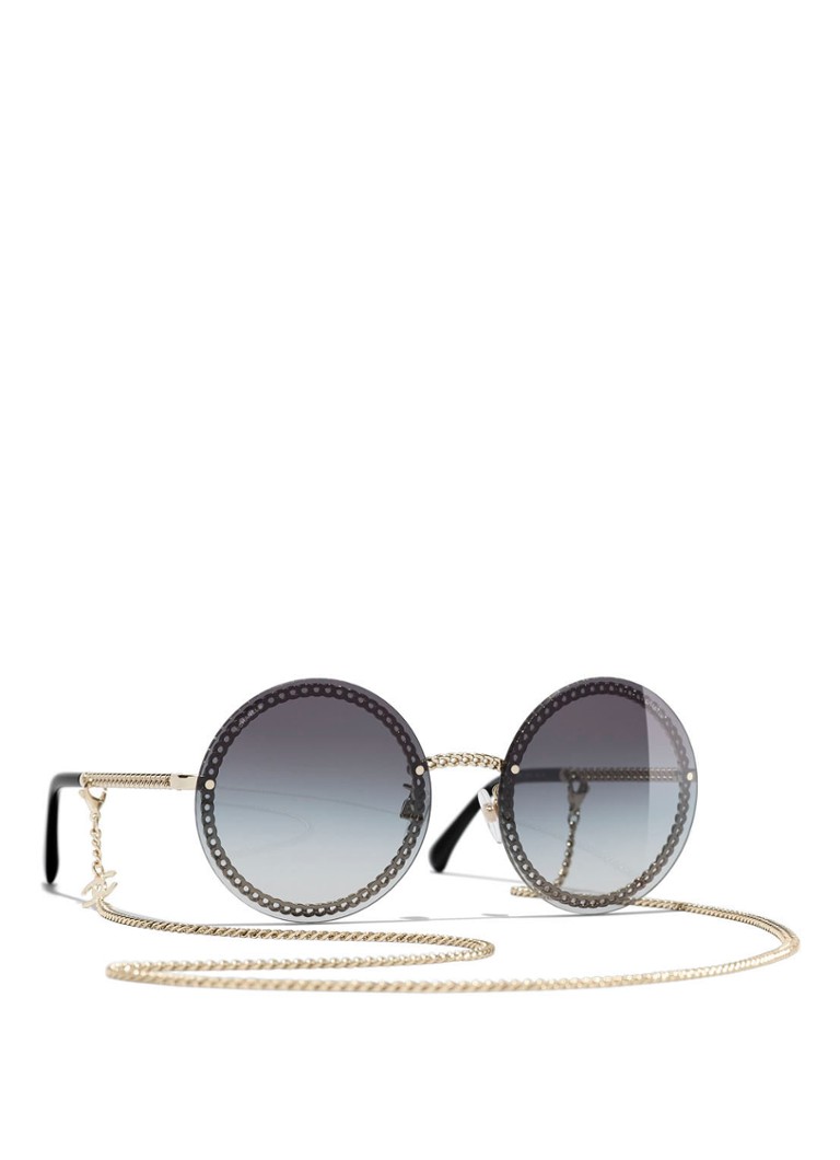 Ochelari de soare rotunzi Chanel