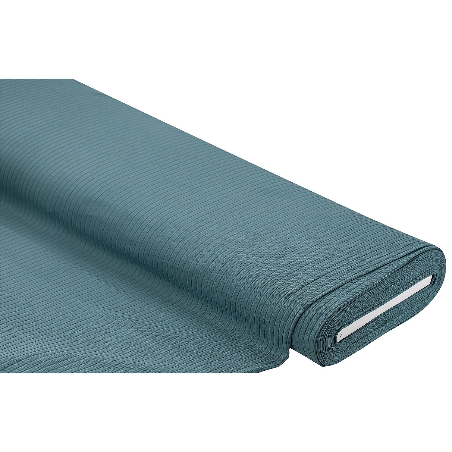 Breitripp-Baumwolljersey mit Elasthan, rauchblau