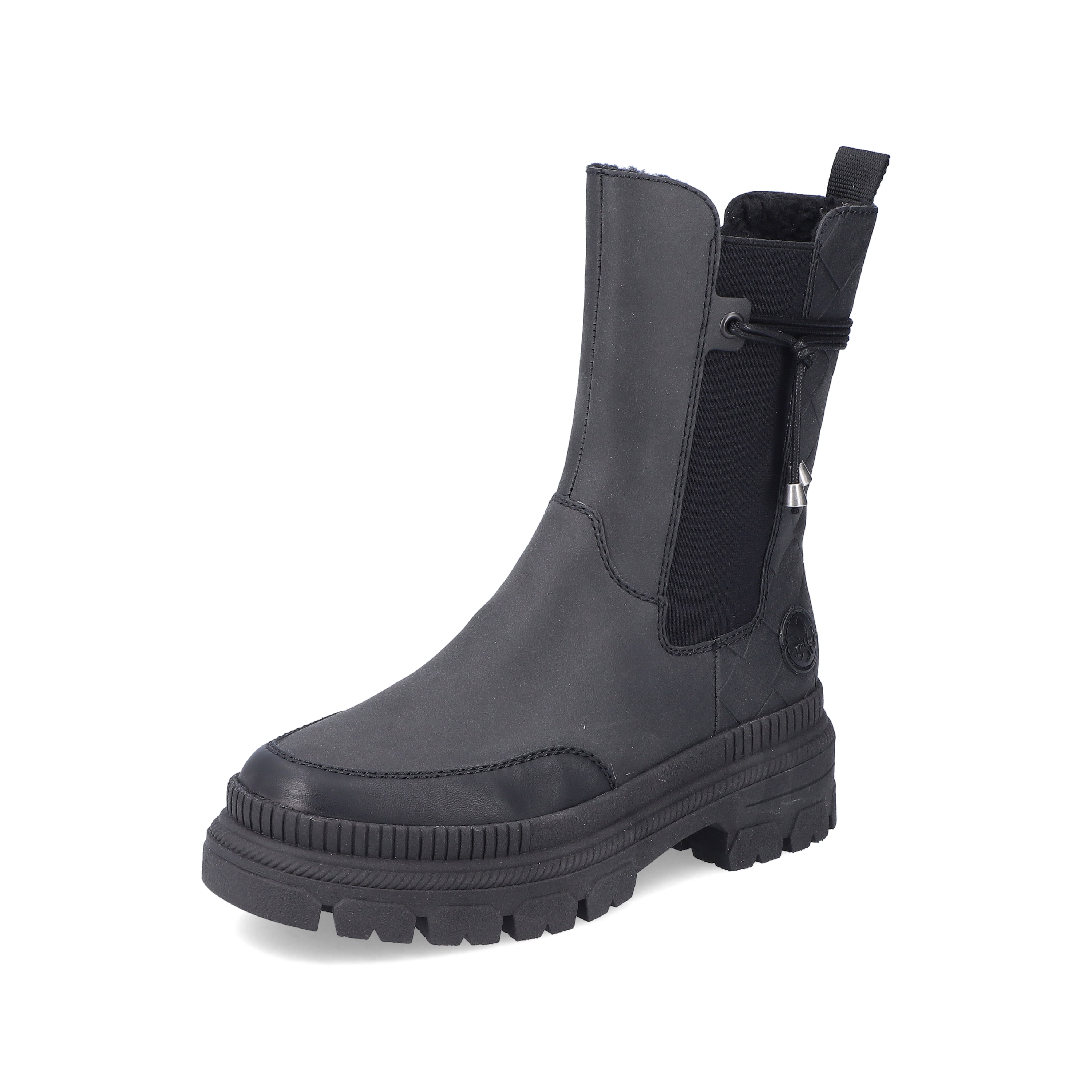 Rieker Damen Chelsea Boots nachtschwarz