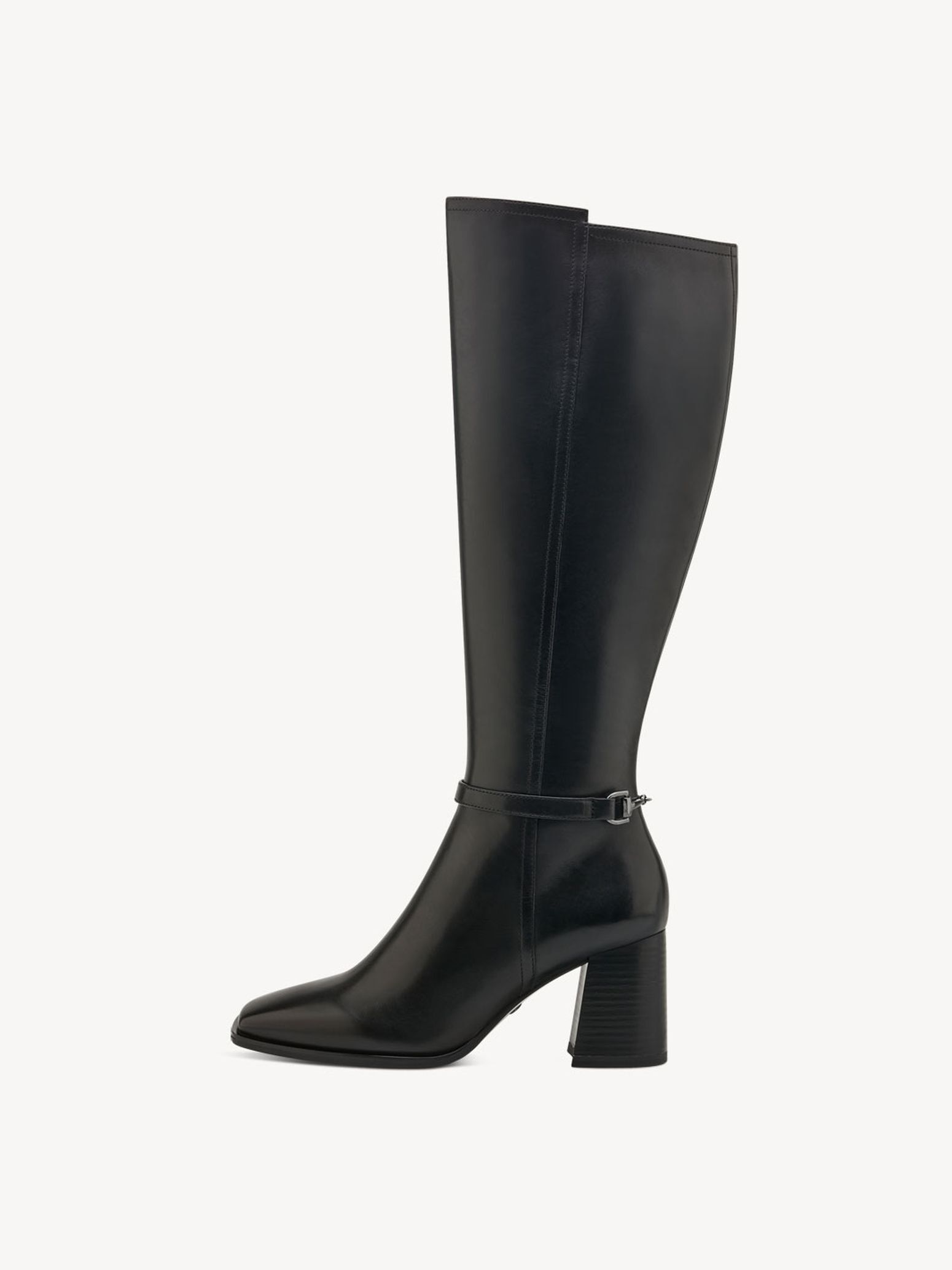 Bottes en cuir - noir