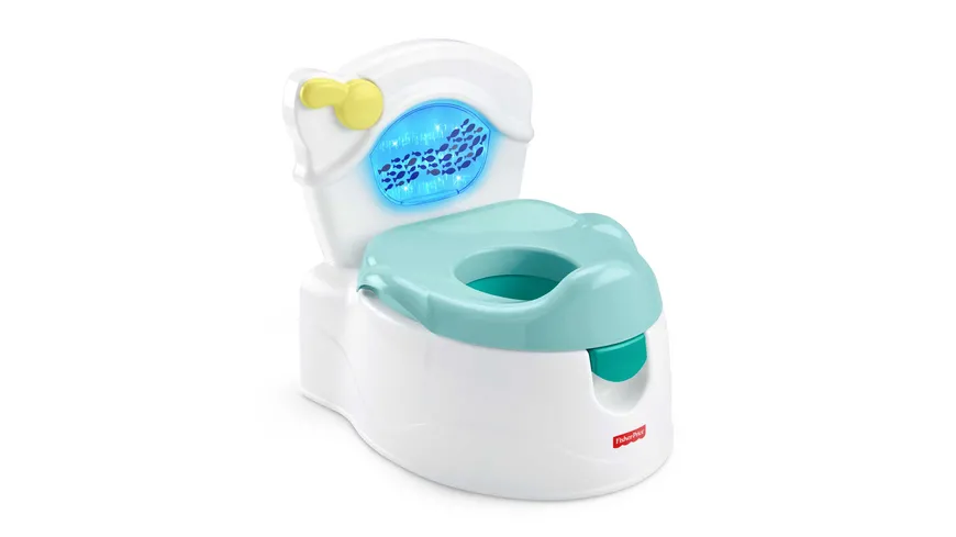 Fisher-Price Meeresrausch Töpfchen mit Musik, Toilettentrainer, Kinder-WC