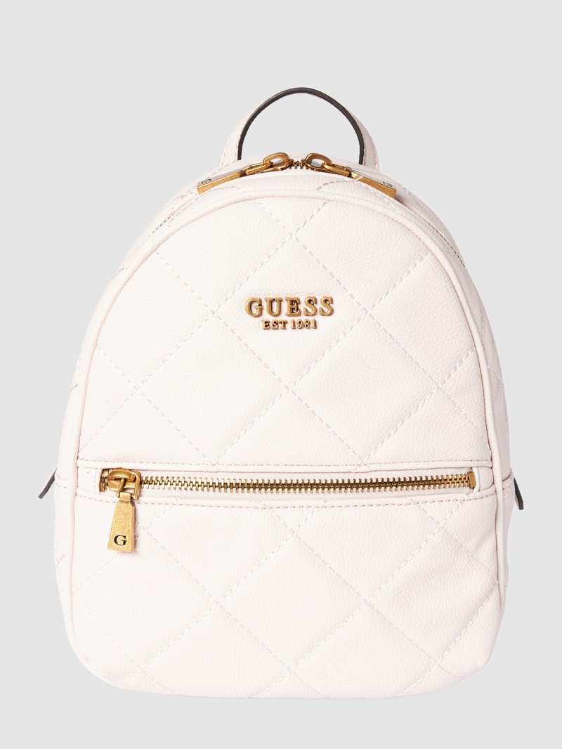 Rucksack mit Label-Applikation in sand