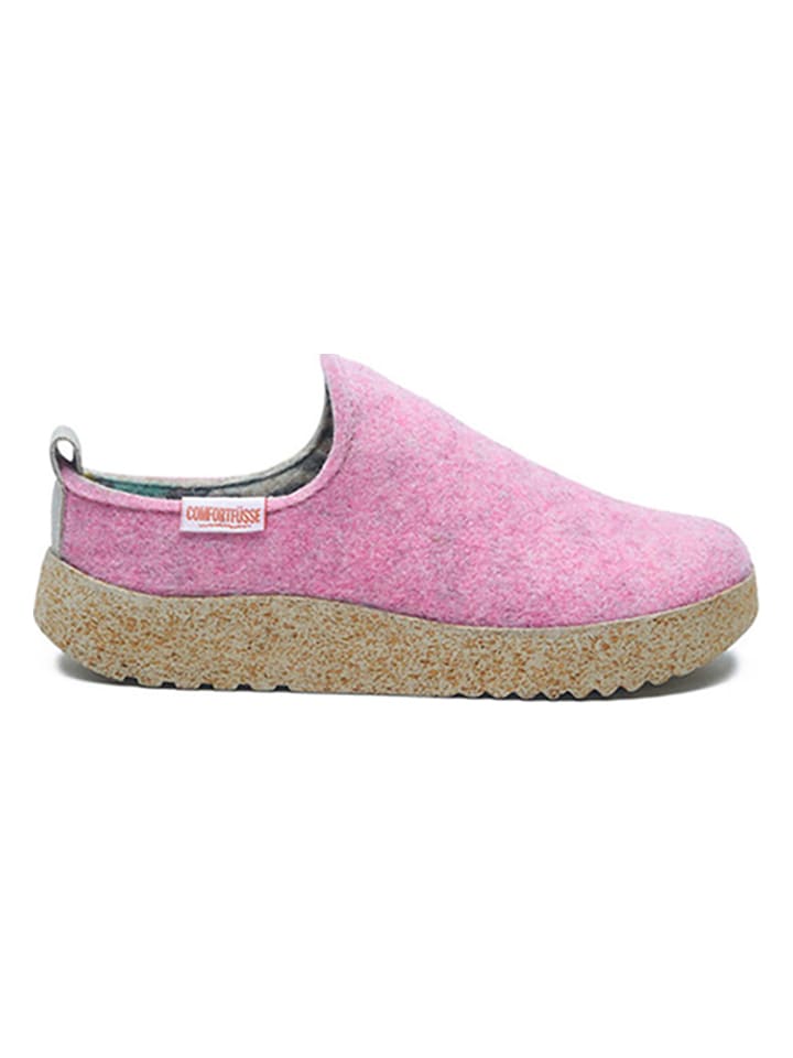 Comfortfusse Hausschuhe in Rosa günstig kaufen