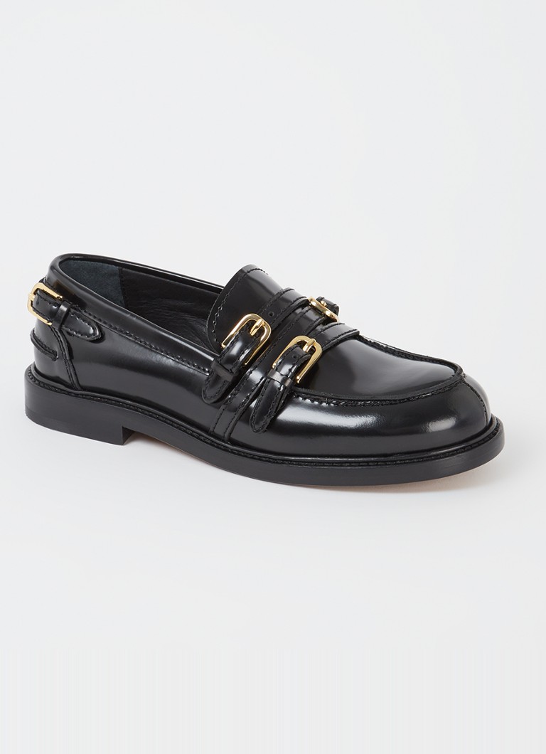 Mocasini din piele Sandro