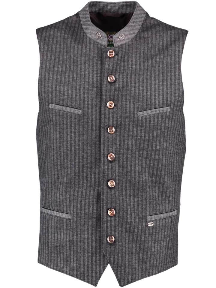 OS-Trachten Trachtenweste Kruza in anthrazit günstig kaufen