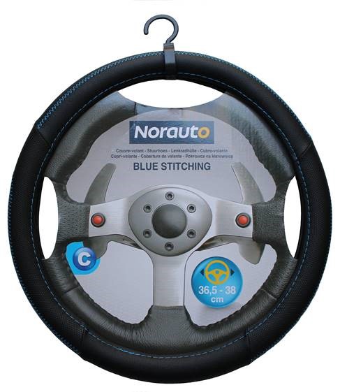 NORAUTO Blue Stitched Lenkradabdeckung  - ATU