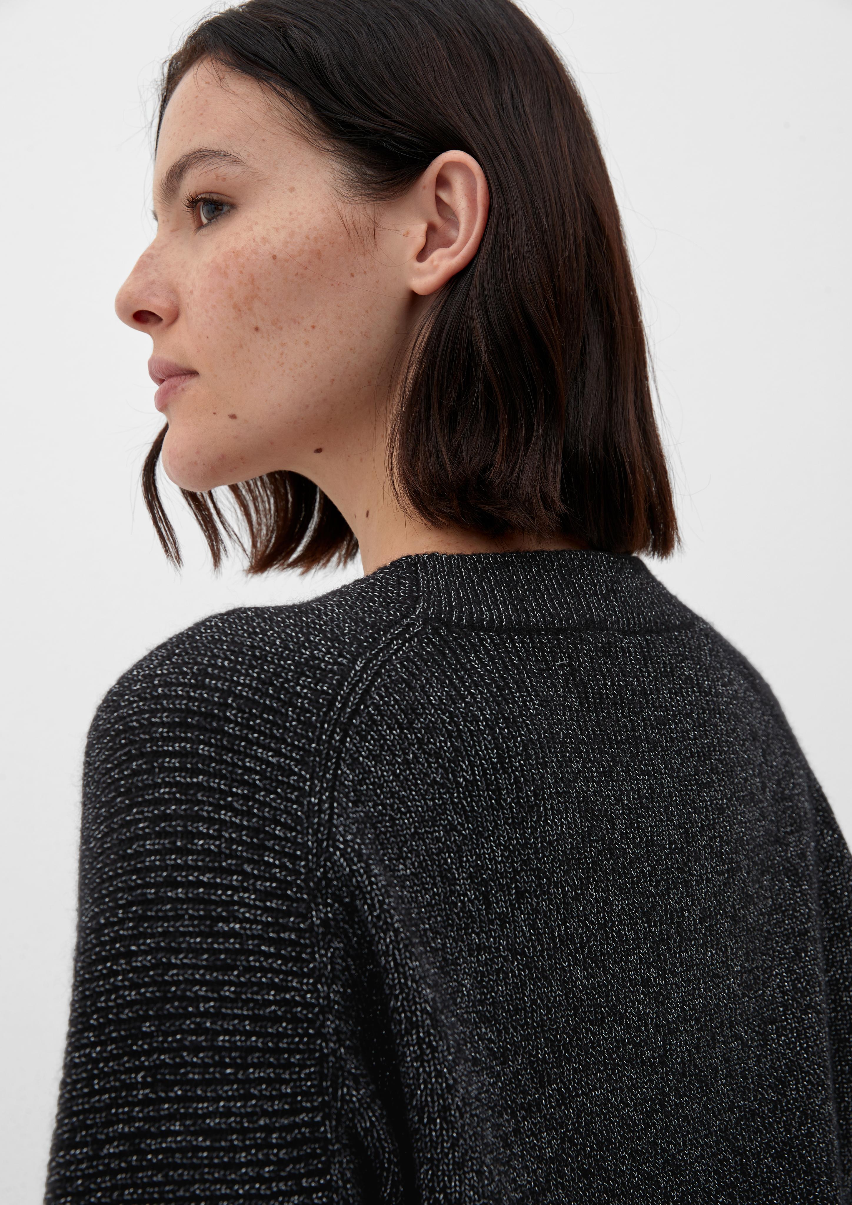 Strickpullover mit Glitzergarn  2123888-99W7