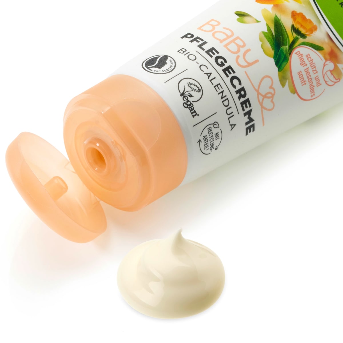 Baby Pflegecreme für Gesicht & Körper Bio-Calendula, 100 ml