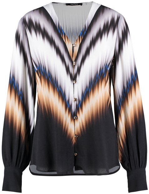Bluse mit ausgefallenem Print