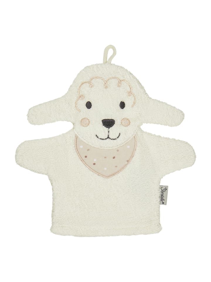 Sterntaler Waschhandschuh SCHAF Flocke in ecru günstig kaufen onesize