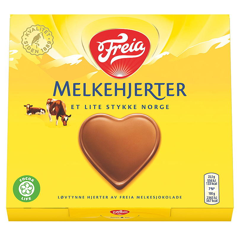 Freia Melkehjerter 130 g Freia