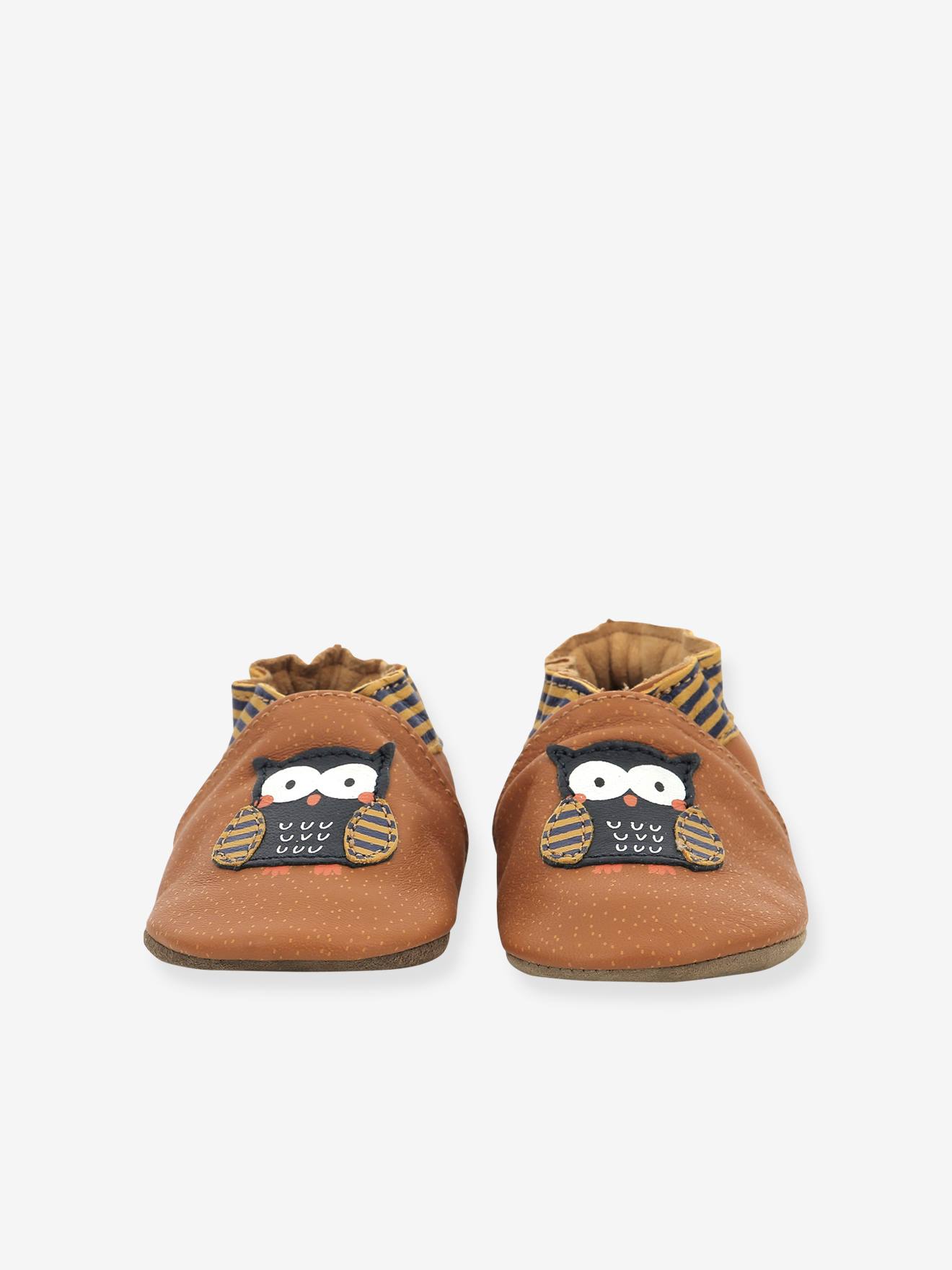 Robeez Baby Krabbelschuhe HIBOU CHOUX 946770-10 ROBEEZ - camel