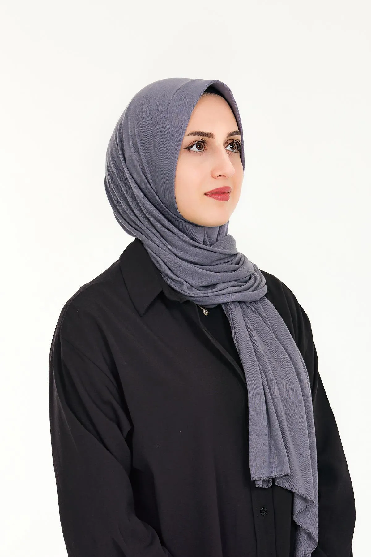 Sensu  Praktischer, aufsteckbarer Hijab-Schal aus gekämmter Baumwolle