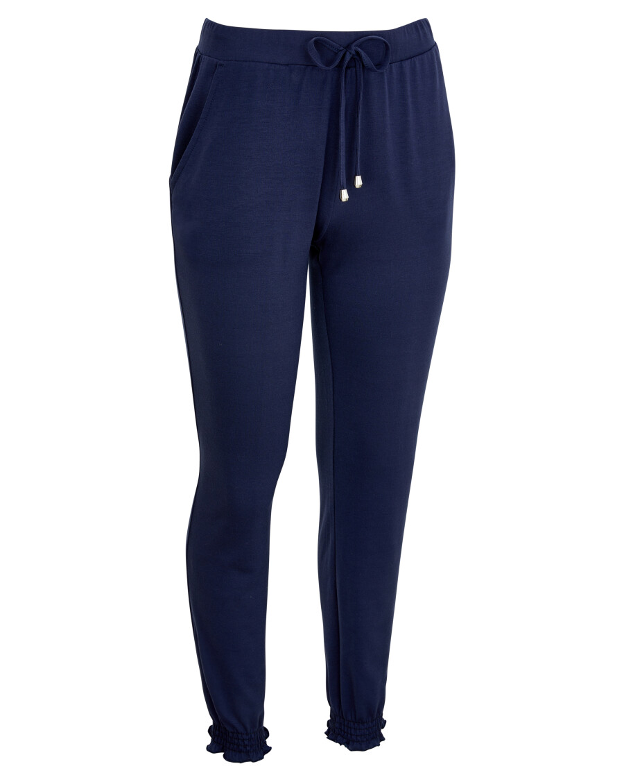 Pull-on-Hose in Dunkelblau