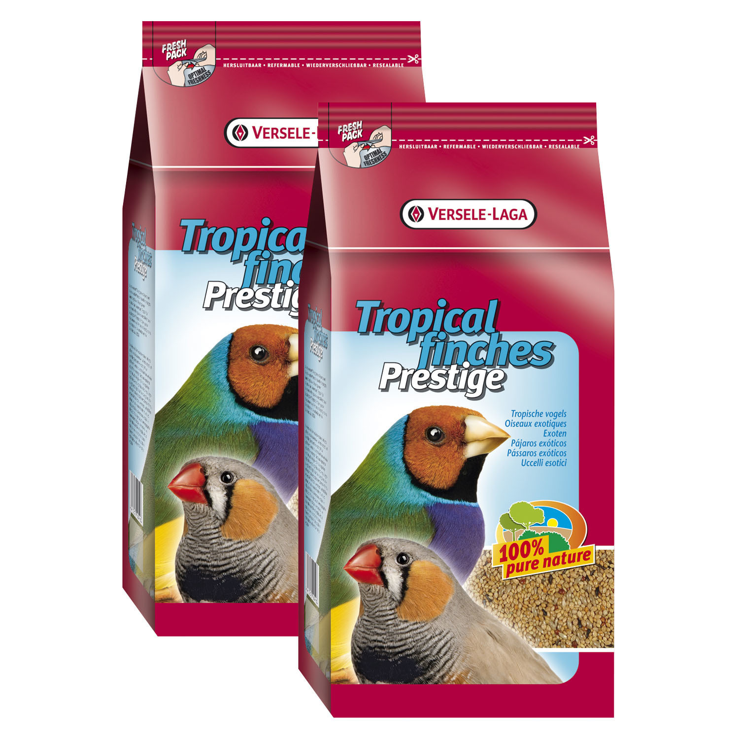 Versele-Laga Hauptfutter Versele-Laga Prestige Exoten Sparpaket 2x4kg