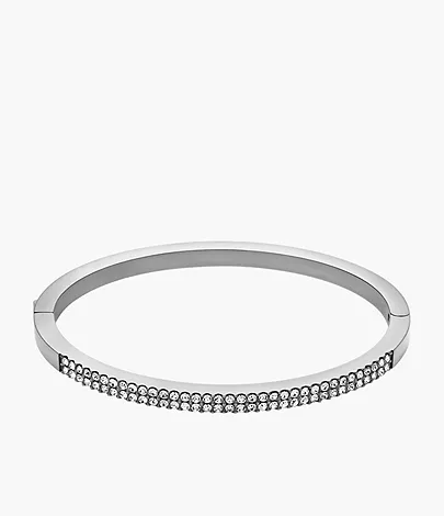 Fossil Armreif Ellis Pavé Glitz Edelstahl