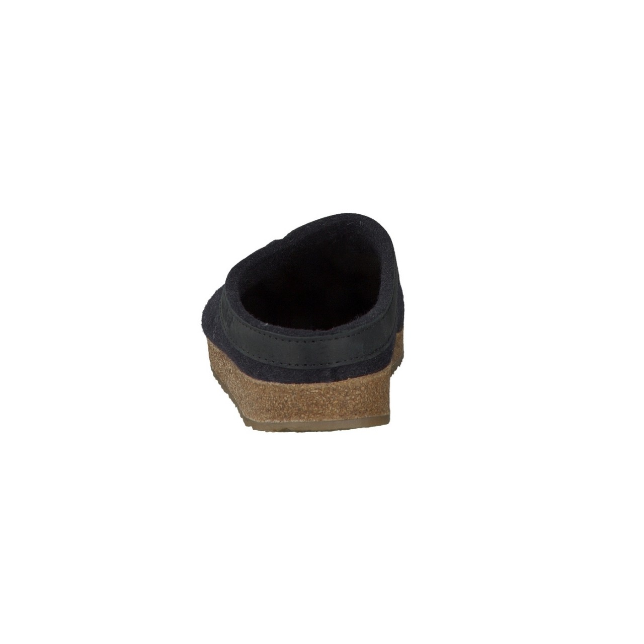 HAFLINGER Hausschuhe grau Torben-graphit Filz/Leder