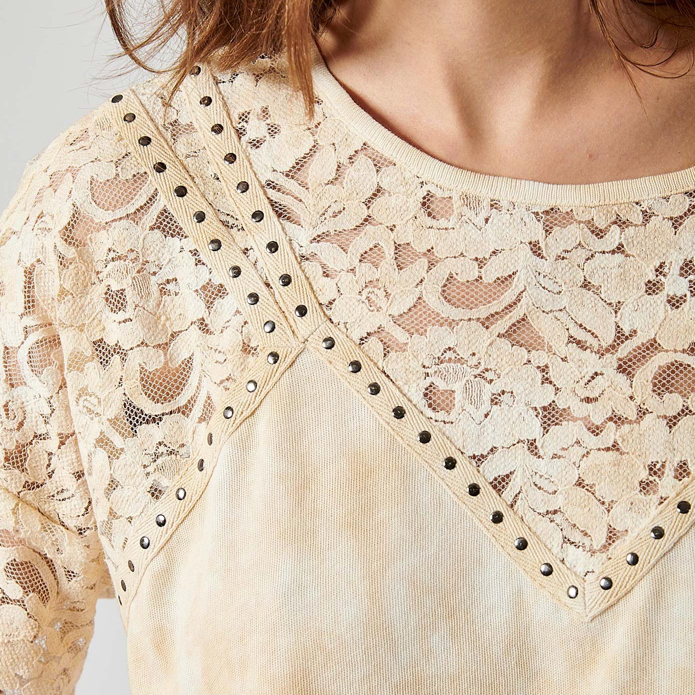 FADOL  T-shirt écru femme