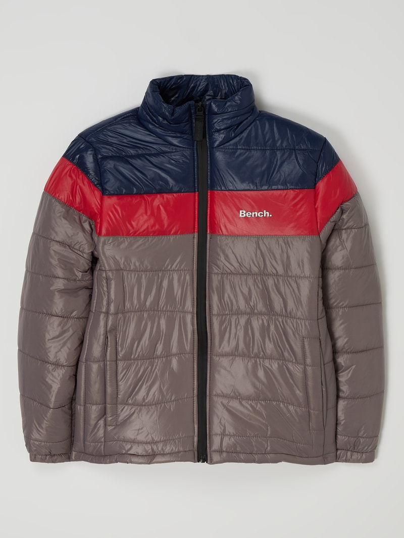 Steppjacke mit Stehkragen Modell 'Damerel' in graphit