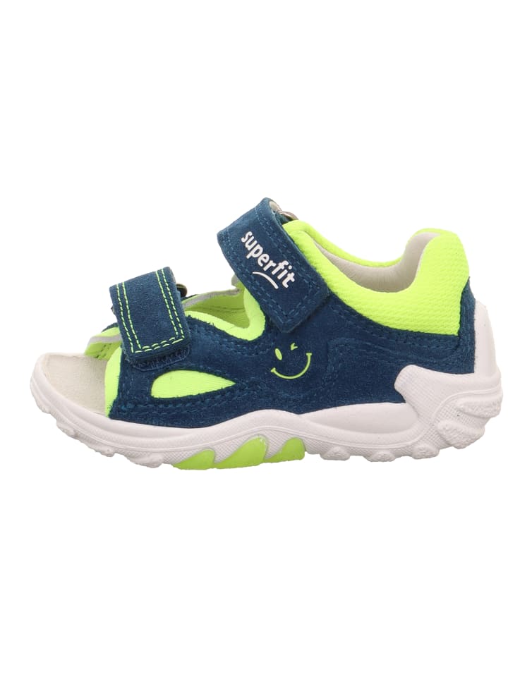 superfit Lauflernsandale FLOW in Blau/Gelb günstig kaufen